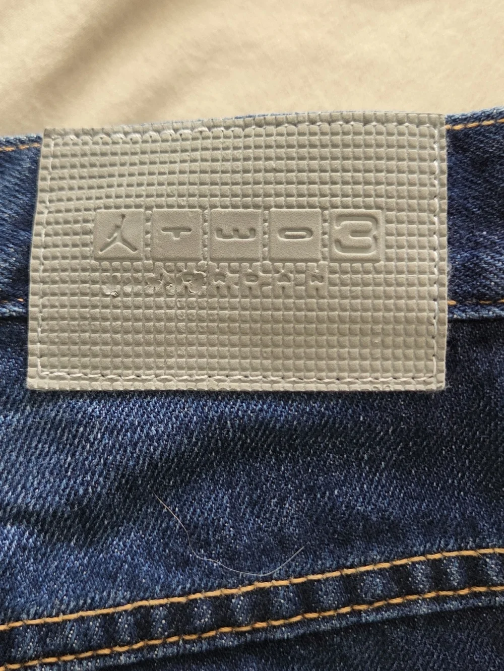Jordan Men's Y2K Blue Relaxed Jeans Size 36[See Photos For Measurements]